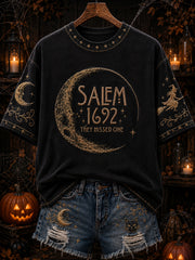 Women's “1692 they messed one” Printed T-shirt