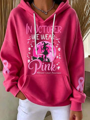 Women's In October We Wear Pink Hoodie