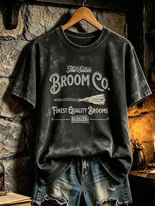Women's The Salem Broom Co Short-sleeved T-shirt