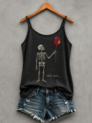 Women's Gothic Skull Tank Top
