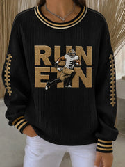 Women's Football Printed Sweatshirt