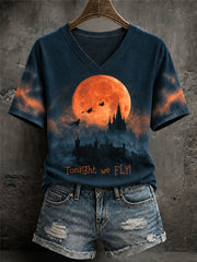 Women's "Tonight, We Fly" Halloween Fun T-shirt