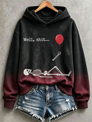 Women's Funny Skeleton Hoodie
