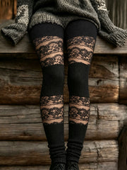 Women's Gothic-style leggings
