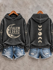 Women's Halloween Salem Witch1692 Salem They Missed One Hoodie