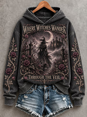 Women's Gothic Halloween Art Hoodie