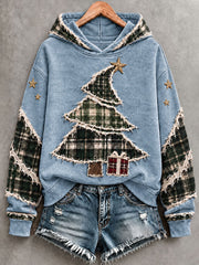 Women's Christmas Tree Art Hoodie