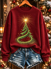 Women's Christmas Print Sweatshirt