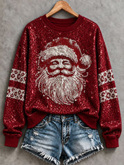 Women's Santa Claus Christmas Casual Sweatshirt