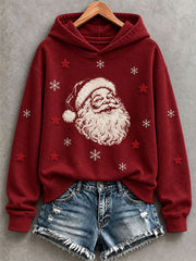 Women's Vintage Santa Hoodie