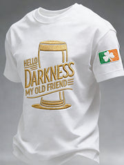 Men's Hello Darkness My Old Friend  T-shirt
