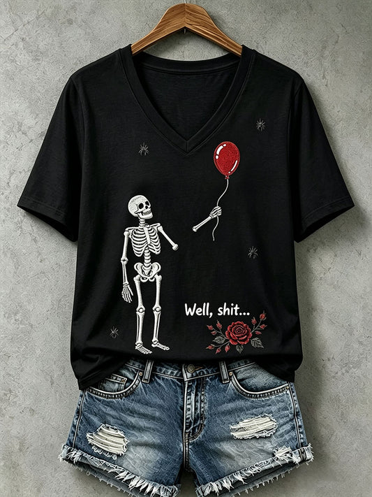 Women's Gothic Skull T-Shirt