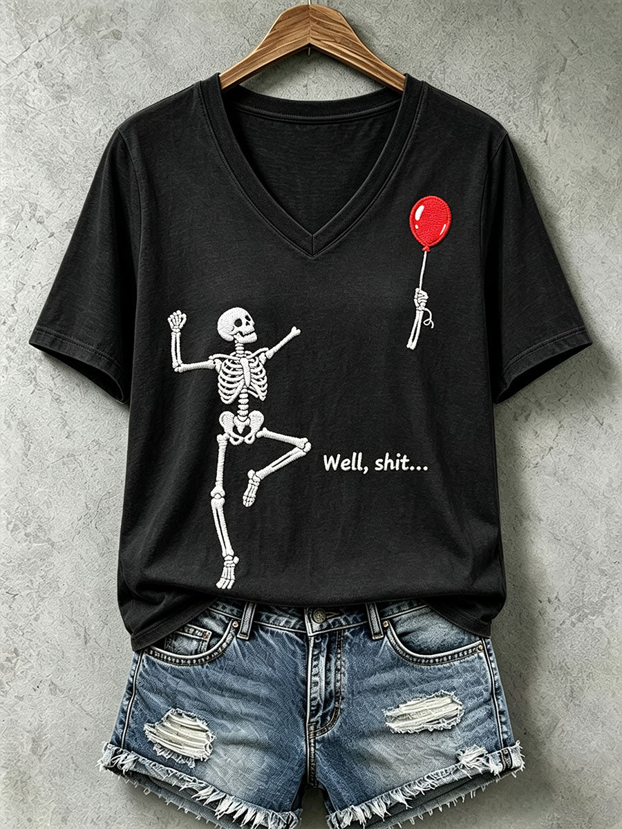 Women's Funny Skull T-Shirt