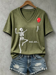 Women's Funny Skull T-Shirt