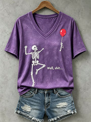 Women's Funny Skull T-Shirt