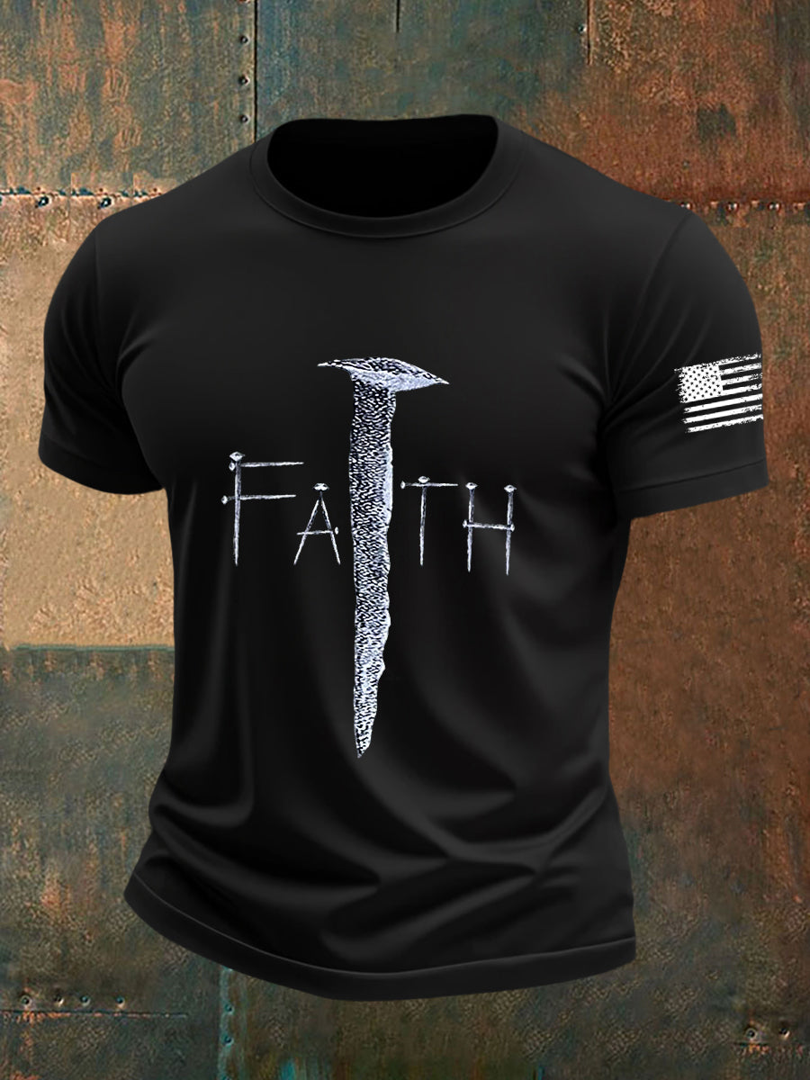 Men's Faith Cross Short Sleeve T-shirt