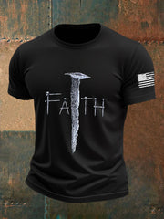 Men's Faith Cross Short Sleeve T-shirt