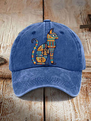 Egyptian Cat Vintage Unisex Hats