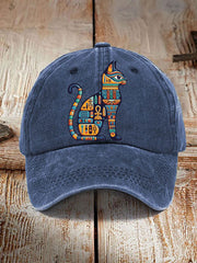 Egyptian Cat Vintage Unisex Hats