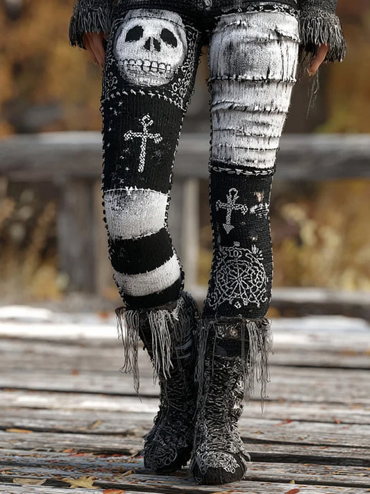 Women's Halloween Print Casual Leggings