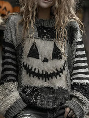 Women's Halloween Print Casual Sweatshirt