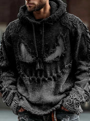 Men's Halloween print hooded sweatshirt