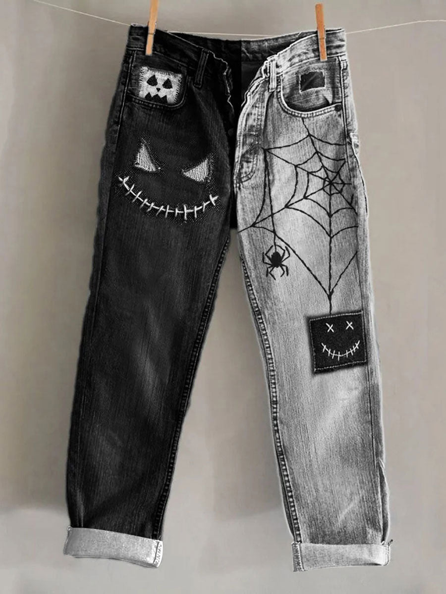 Women's Halloween Print Casual Pants