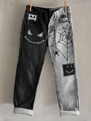Women's Halloween Print Casual Pants