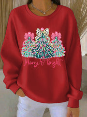 Women's Christmas Print Casual Sweatshirt