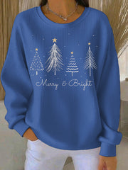 Women's Christmas Print Casual Sweatshirt