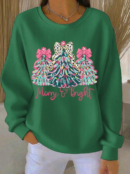 Women's Christmas Print Casual Sweatshirt