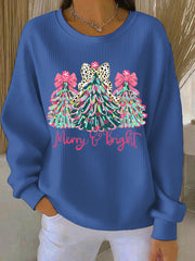 Women's Christmas Print Casual Sweatshirt