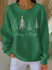 Women's Christmas Print Casual Sweatshirt