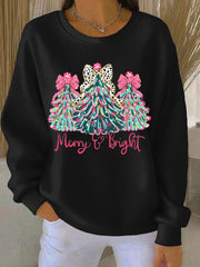 Women's Christmas Print Casual Sweatshirt