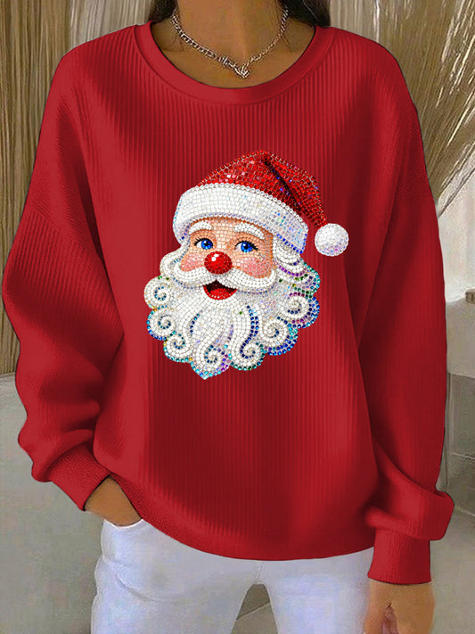 Women's Christmas Print Casual Sweatshirt