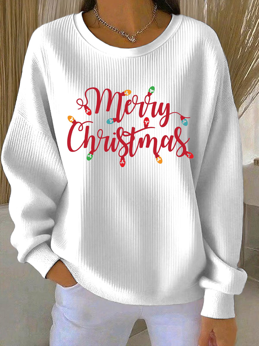 Women's Christmas Print Casual Sweatshirt