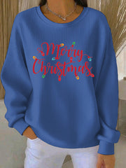Women's Christmas Print Casual Sweatshirt