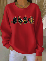 Women's Christmas Print Casual Sweatshirt