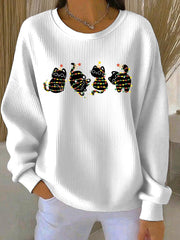Women's Christmas Print Casual Sweatshirt