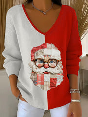 Women's  Christmas   Printed Tops