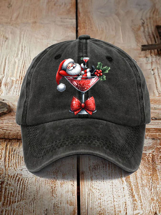 Unisex  Santa Claus Print Hat