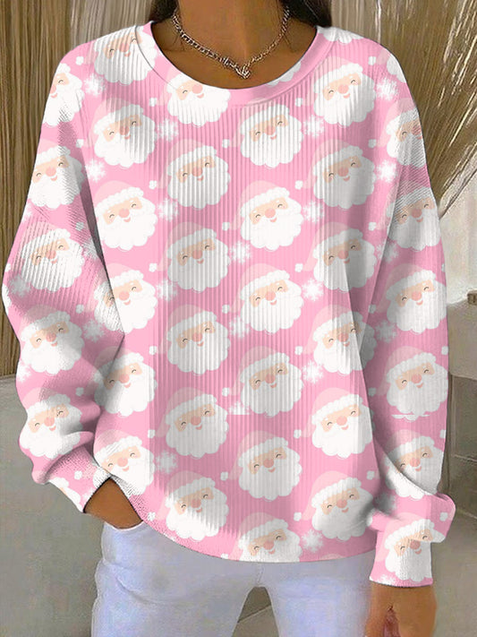 Women's Christmas Print Casual Sweatshirt