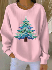 Women's Christmas Print Casual Sweatshirt