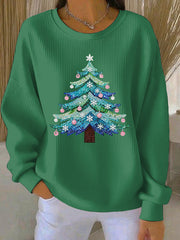 Women's Christmas Print Casual Sweatshirt