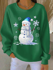 Women's Christmas Print Casual Sweatshirt