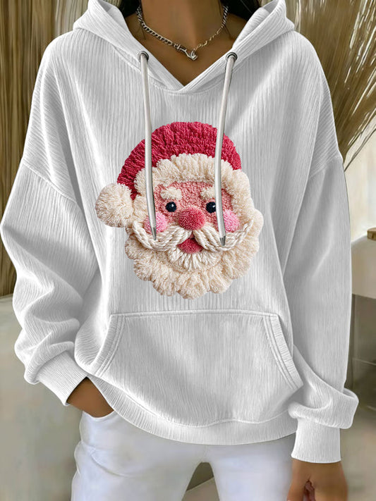 Women's Christmas Print Casual Hoodie