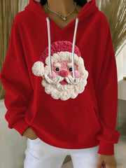 Women's Christmas Print Casual Hoodie