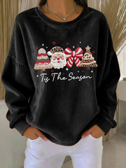 Women's Christmas Print Casual Sweatshirt