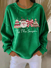 Women's Christmas Print Casual Sweatshirt