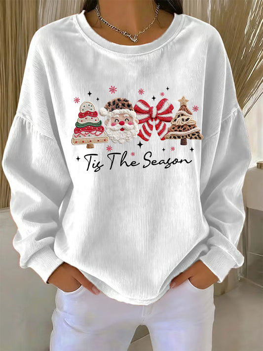 Women's Christmas Print Casual Sweatshirt